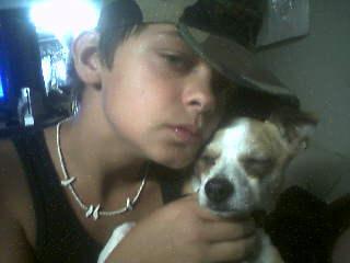 Nick and my chihuahua