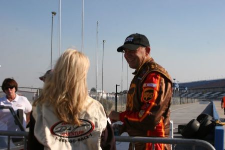 Dale and I share a laugh