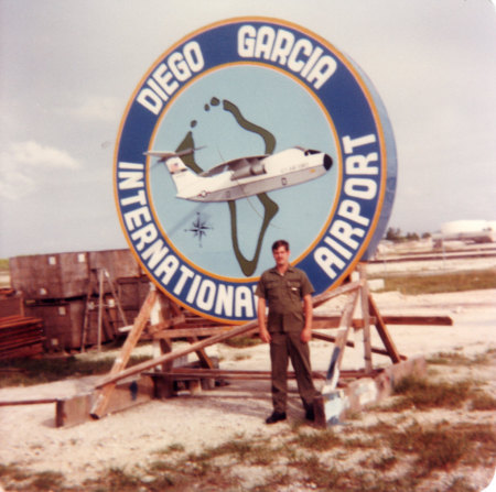 Sign for New Air Terminal - May 1983