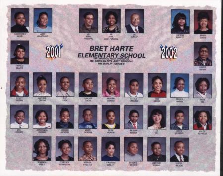 Mr. Dunlap's 6th grade 2001-2002