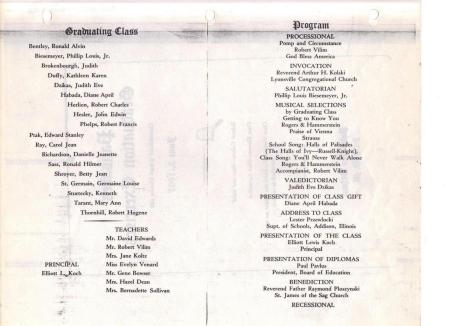 1957 GRADUATING CLASS