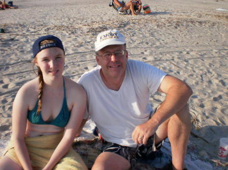My daughter Rebecca and her dad