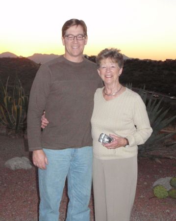 Visiting my mom in Arizona a few years ago.