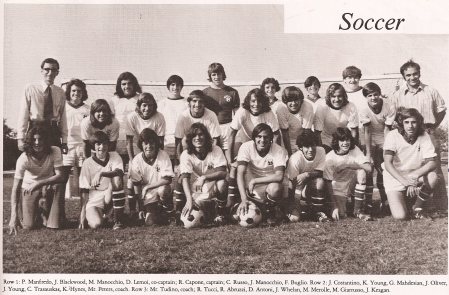 1974 Mt. Pleasant Soccer Team