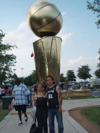 spurs vs cavs finals. with my mom