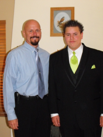 My son adam and I, in May '08