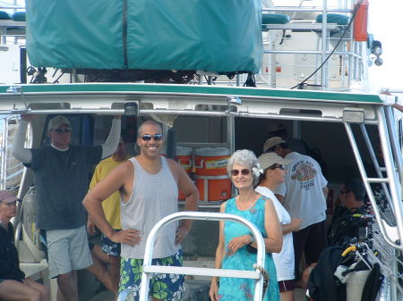Mom and I on a scuba dive trip in Maui, 2008