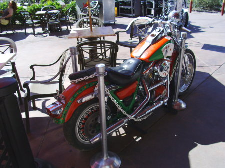 Gambling theme bike Harley Cafe Vegas Strip