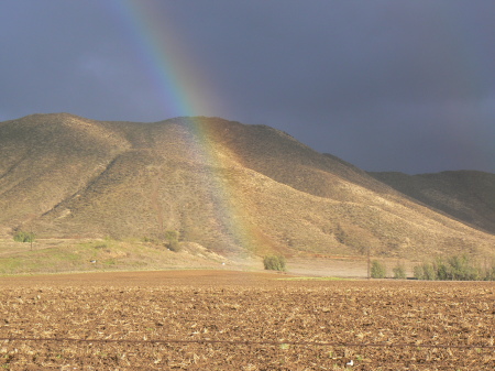 Rainbow near Hemet, California