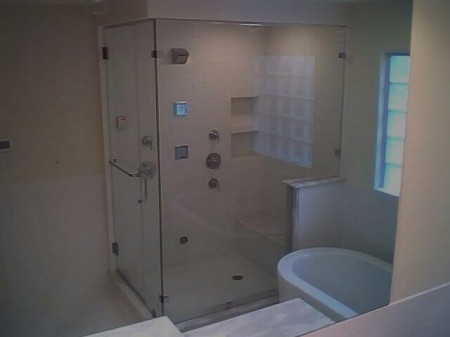 custom frameless shower