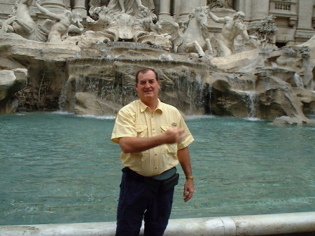 Three Lire in the Trevi Fountain, Rome