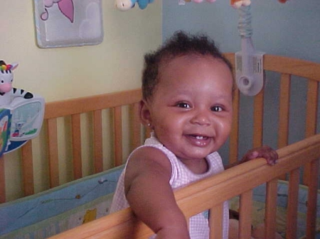 Kennedy Al'Leah Says Hello at  8 Months