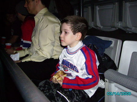 Justin's 1st hockey game