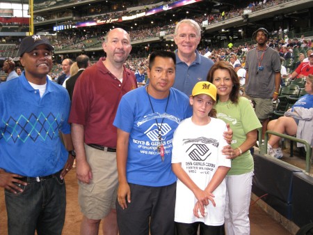 First Pitch Miller Park 7-30-09