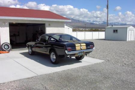 65 Mustang Back View