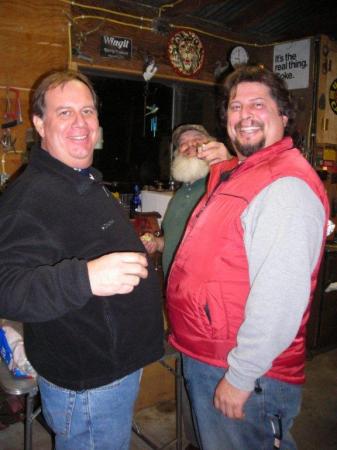 Me and my brother, x-mas garage party, '08