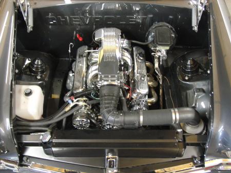 Engine Compartment My 56 Chevy