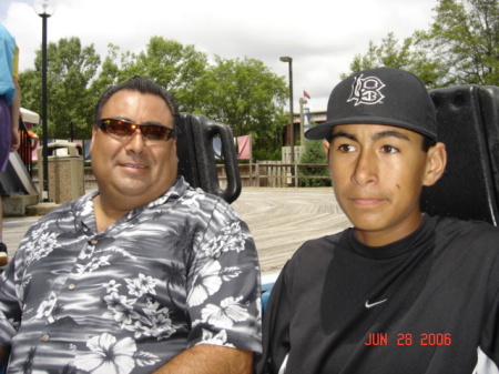 Alex and AJ at Busch Gardens, VA