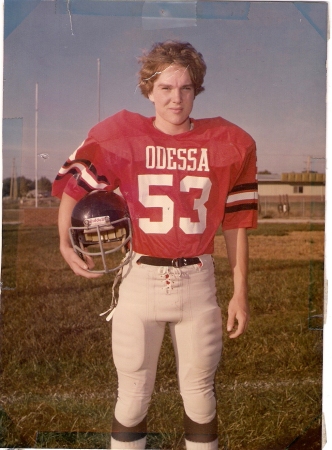 Tom Turney 1976-77 Odessa Football