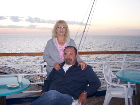 MY WIFE LETTY & MYSELF ON A CRUISE TO MEXICO