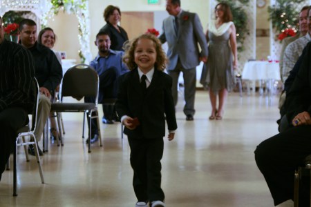 My grandson's first wedding