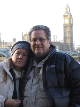 Ruth and I in London