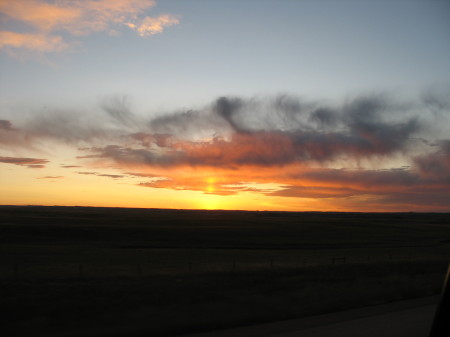 Wyoming Sunset.