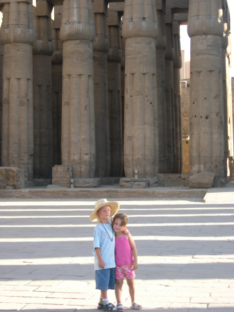 Tim & Darby in Luxor, Egypt 2004