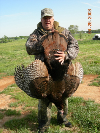 Our brother-in-law, Ray Clauss, & Wild Turkey!