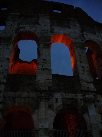 Early Morning View of Rome Colesium