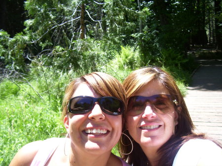 My daughter and wife in Yosemite, 2009