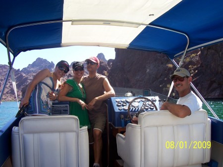 On the boat Lake Havasu