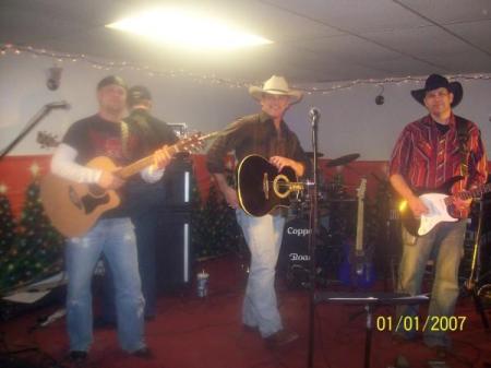 Mike and his band Copperroad