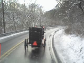 following 2 buggies while plowing and salting