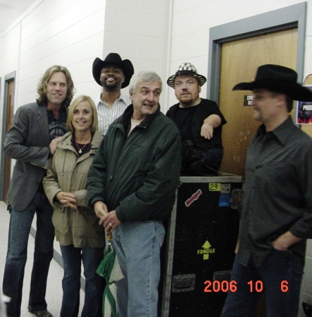 Back stage with Big and Rich
