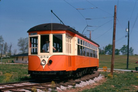 Barry with Johnstown (PA) Traction car #352