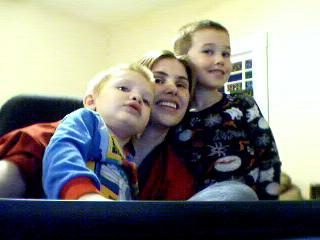 The kids and me
