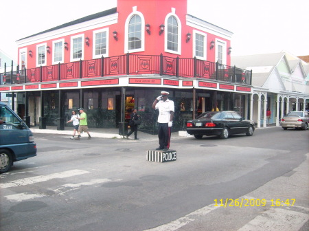 Crowd Control in Nassau, Bahamas