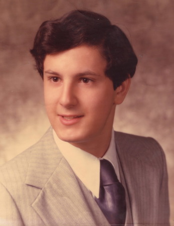 mark high school graduation photo- 1978