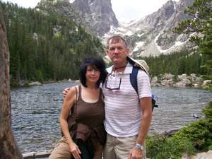 me and my cousin (Craig) hiking Rocky Mountain