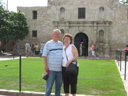 Hubby & I visiting TX