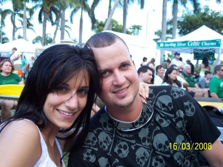 Chris and wife Deena