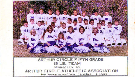 1964 Arthur Circle 5th Grade Football Team