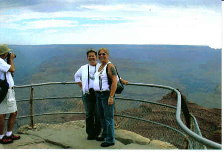 Me and my friend at the grand canyon