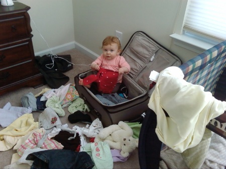 Helping Mommy Unpack