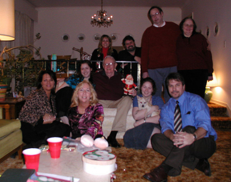 Fam pic at a X-mas holiday a few years back