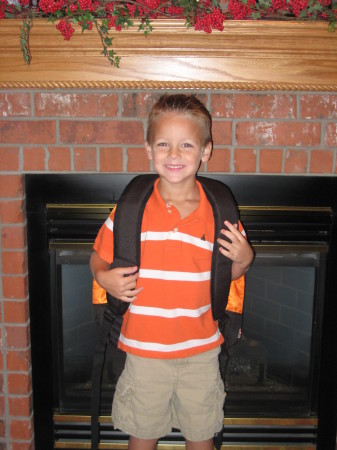 Tucker - 1st day of Pre-School