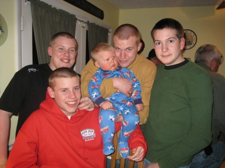 My Neph's Chaz, Andrew, Bryan w/Ren & Ryan