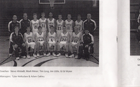 2008-09 Boonville Pioneers Basketball Team