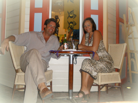 My wife Carrie and I in St Maarten 2009